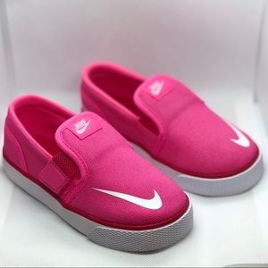 pink nike canvas shoes
